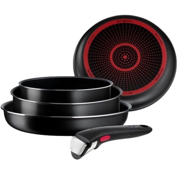 Фото - Набор посуды со съемной ручкой Tefal L1539843 Ingenio Easy Cook & Clean 13 пр.
