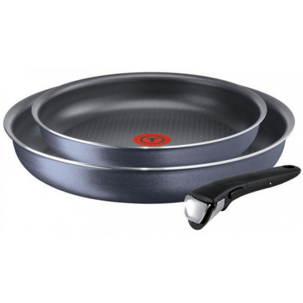 Фото - Набор сковород со съемной ручкой Tefal L2319202 Ingenio Elegance 3 пр.