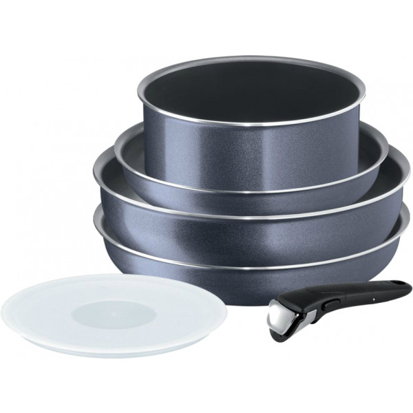 Фото - Набор посуды со съемной ручкой Tefal L2319552 Ingenio Elegance 6 пр.