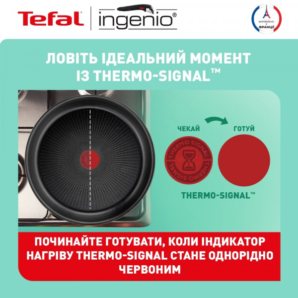 Фото - Набор посуды со съемной ручкой Tefal L7629142  Ingenio Daily Chef 10 пр