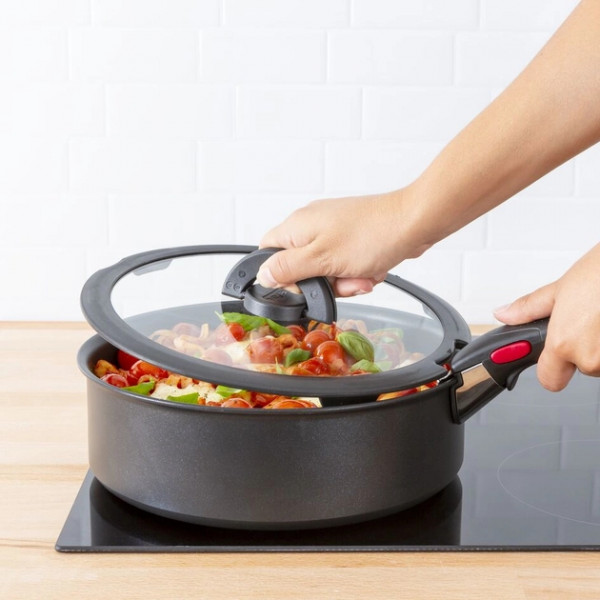 Фото - Кришка для посуду зі знімною ручкою Tefal L9846653 Ingenio 26 см