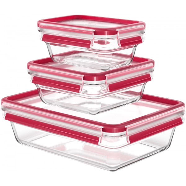 Фото - Набор емкостей для хранения Tefal N1050910 Master Seal 3 шт (0,45 л/ 0,8 л/ 2,0 л)