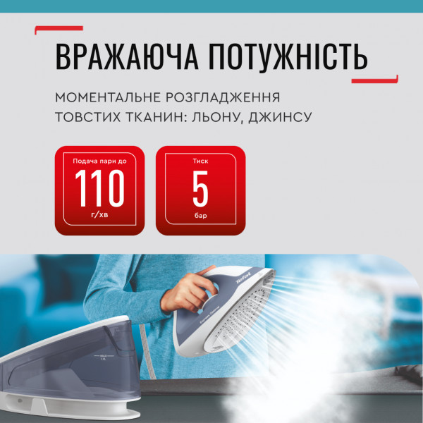 Фото - Праска з парогенератором Tefal SV4110E0 Express Optimal