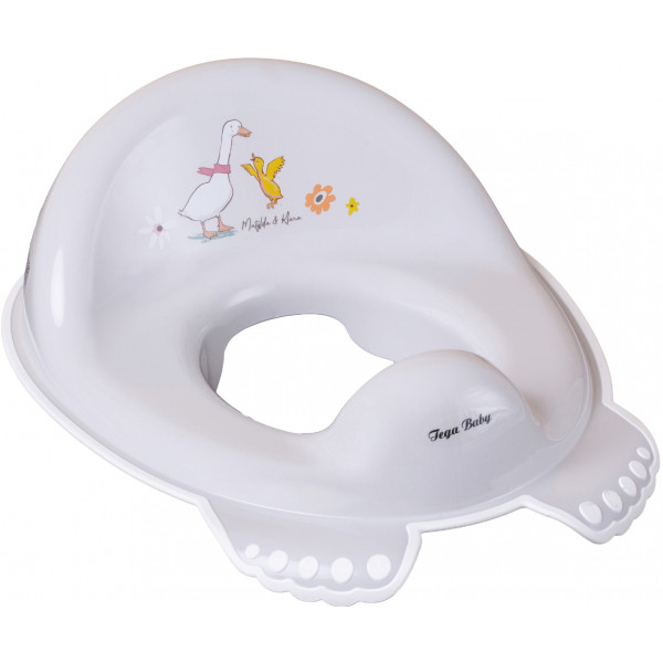 Фото - Дитяча накладка на унітаз класична Tega Baby Лісова казка з антиковзаючою гумою Світло-бежевий (FF-002-111)