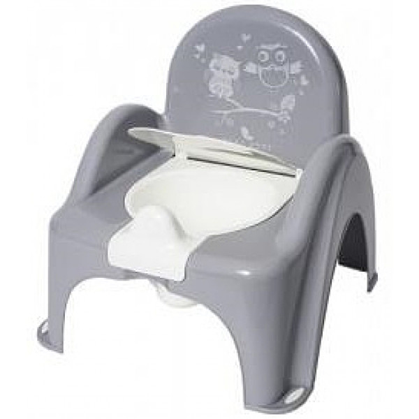 Фото - Горщик дитячий Tega Baby стільчик Сова Сірий (SO-010-106)