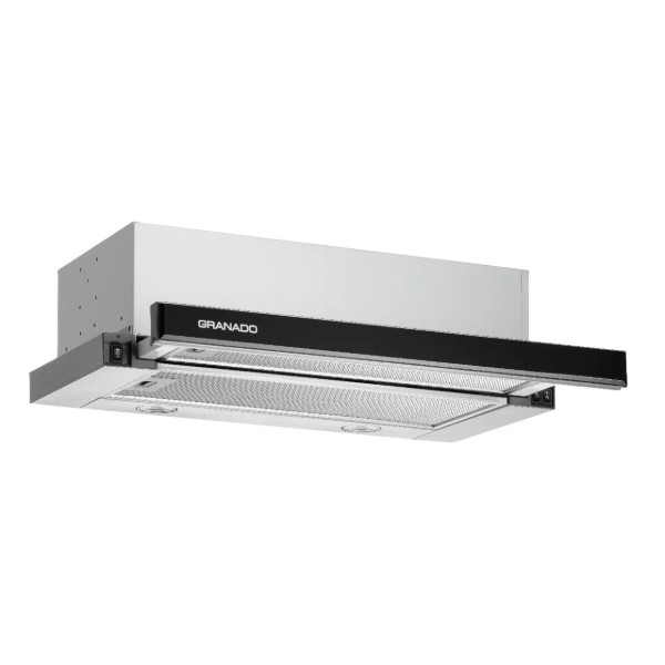 Фото - Вытяжка встраиваемая GRANADO Telde 603-700 Inox Black Glass