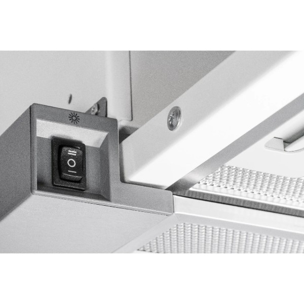 Фото - Вытяжка встраиваемая GRANADO Telde 603-700 Inox Black Glass