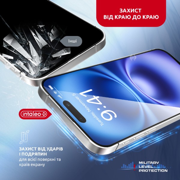 Фото - Захисне скло для смартфону Intaleo з аплікатором MagicBox for Apple iPhone 16 PLUS (4820266742928)