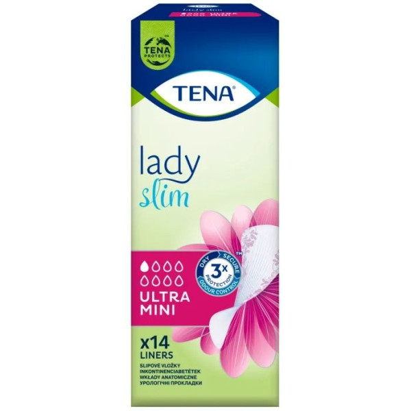 Фото - Прокладки урологічні для жінок Tena Lady Slim Ultra Mini 14 (7322541115832)
