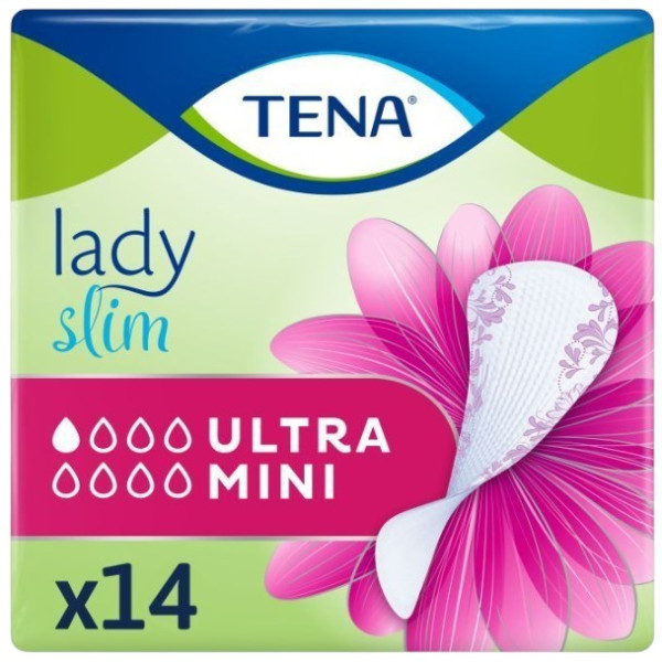 Фото - Прокладки урологічні для жінок Tena Lady Slim Ultra Mini 14 (7322541115832)