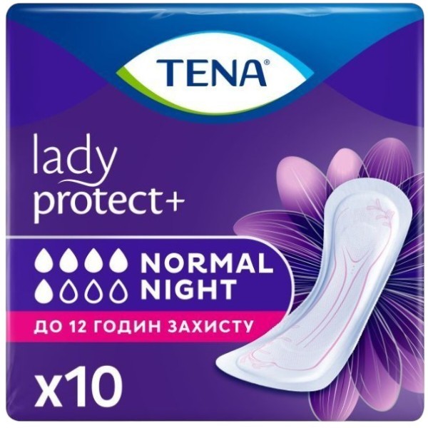 Фото - Прокладки урологічні для жінок Tena Lady Normal Night 10 (7322541185477) Фото - Прокладки урологічні для жінок Tena Lady Normal Night 10 (7322541185477)