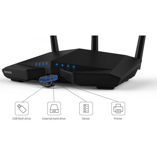 Фото - Маршрутизатор интернет WiFi5 Tenda AC18