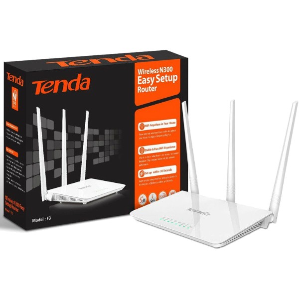 Фото - Маршрутизатор интернет WiFi4 Tenda F3