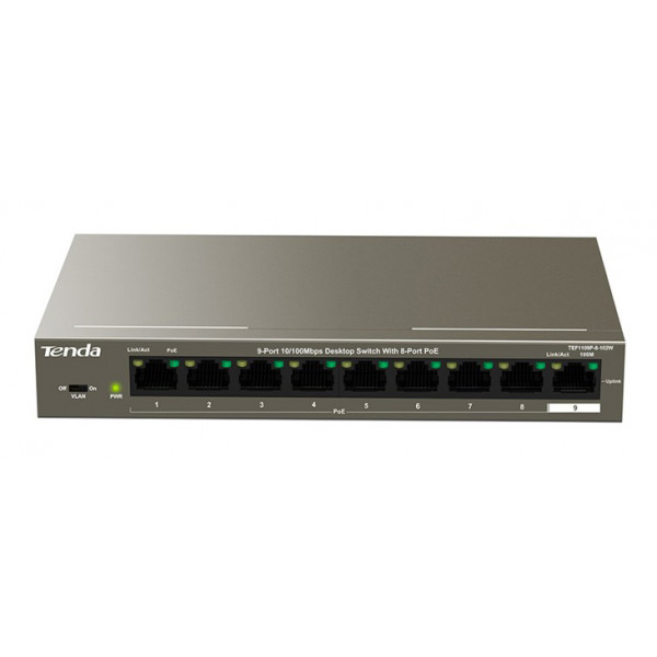 Фото - Коммутатор локальной сети (Switch) Tenda TEF1109P-8-102W