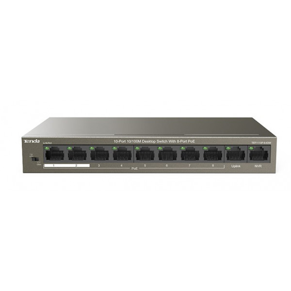 Фото - Коммутатор локальної мережі (Switch) Tenda TEF1110P-8-63W