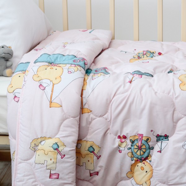 Фото - Ковдра дитяча всесезонна ТЕП LITTLE FRIENDS 105х140 см Pink Sailor (1-04770_34916)