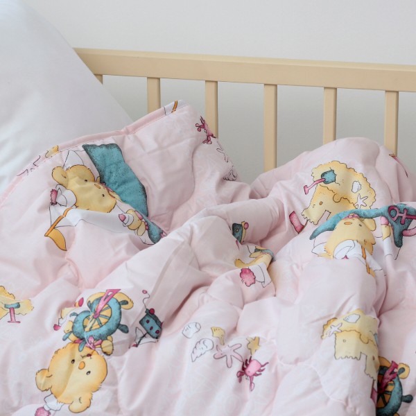 Фото - Ковдра дитяча всесезонна ТЕП LITTLE FRIENDS 105х140 см Pink Sailor (1-04770_34916)