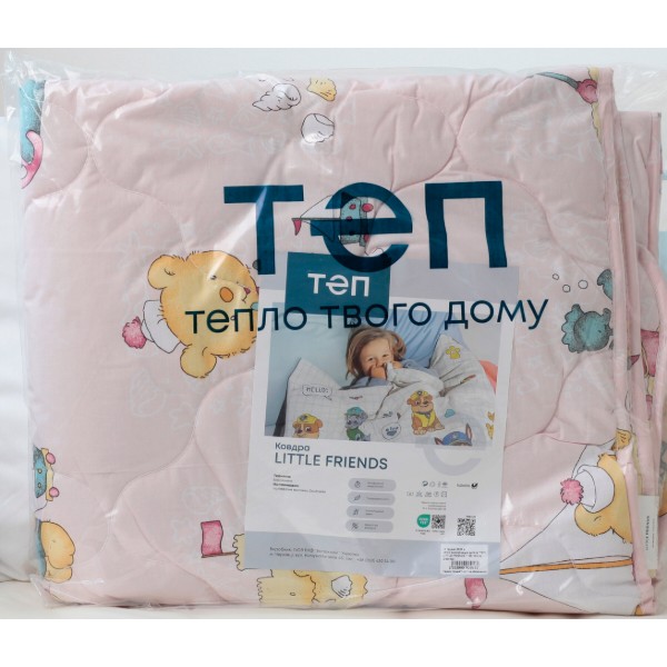 Фото - Ковдра дитяча всесезонна ТЕП LITTLE FRIENDS 105х140 см Pink Sailor (1-04770_34916)