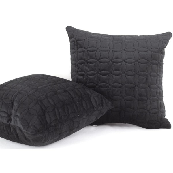 Фото - Наволочка ТЕП VELOUR 45х45 см с замком Черный/Мозаика (2-05175_36299)