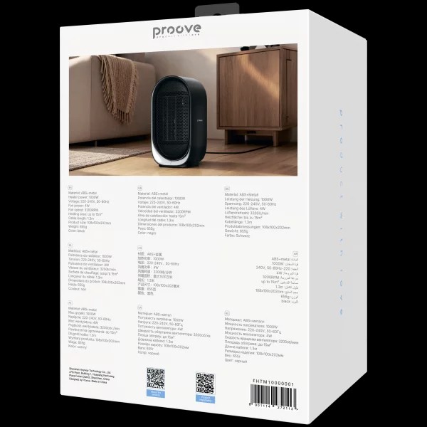 Фото - Тепловентилятор Proove Therma black (FHTM10000001)