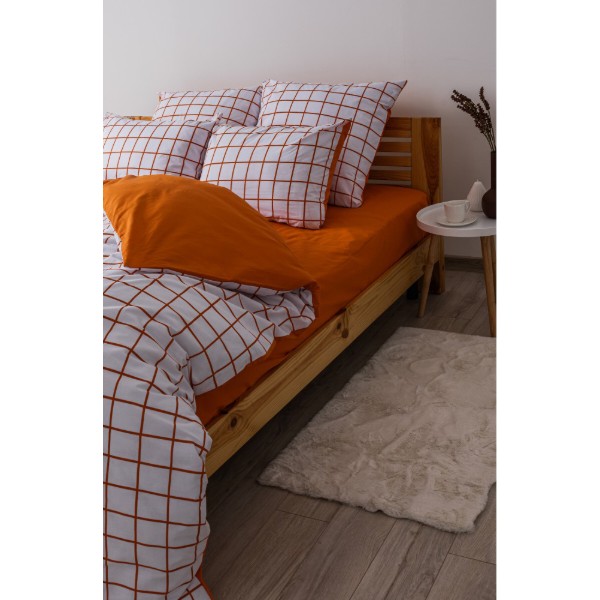 Фото - Комплект постельного белья ТЕП Happy Sleep Terracotta Check (2-03795_25230)