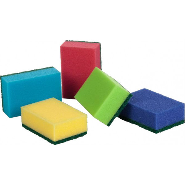 Фото - Губка для мытья посуды поролоновая tescoma 900649 Clean Kit 5 шт. суперкрепкие