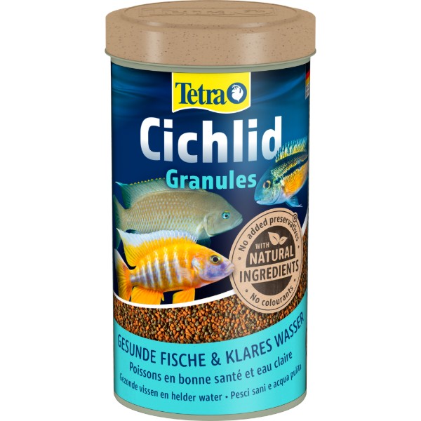 Фото - Корм для риб Tetra Cichlid Granules для цихлід гранули 500 мл (4004218146570)
