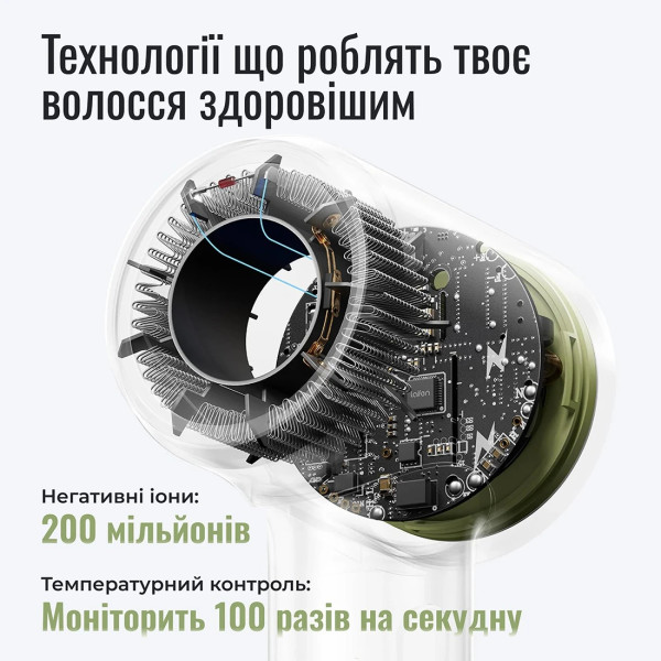 Фото - Фен Laifen MINI, зелений джангл (1HD31-S-EU-GR-001)