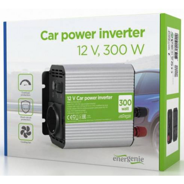 Фото - Інвертор автомобільний EnerGenie EG-PWC-300-01