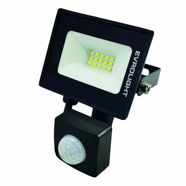 Фото - Світлодіодний прожектор EVROLIGHT набір з датчиком руху FM-01D-10 10W 6400К 2 шт. (000059244)