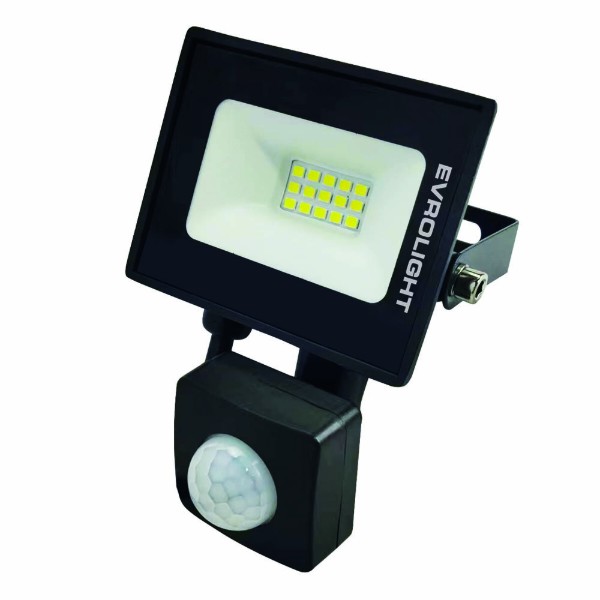 Фото - Светодиодный прожектор EVROLIGHT набор с датчиком движения FM-01D-10 10W 6400К 2 шт. (000059244)