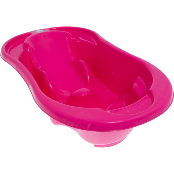 Фото - Детская ванночка Tega Baby Комфорт с термометром 2 в 1 анатомическая Розовая (TG-011-145)
