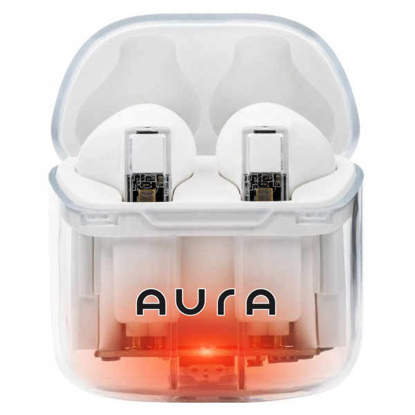 Фото - Навушники вкладиші бездротові TWS Aura 6 White (TWSA6W)