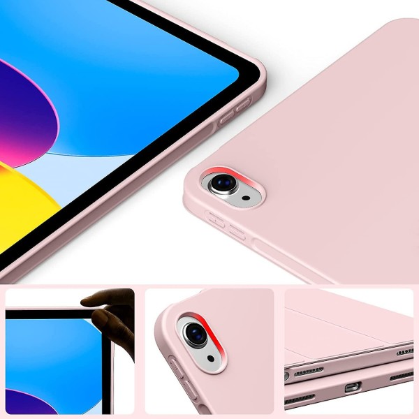 Фото - Чехол для планшета BeCover Tri Fold Soft TPU с креплением for Apple iPad 10.9" (2022/2024)/iPad (А16) 2025 11" Pink (708462)