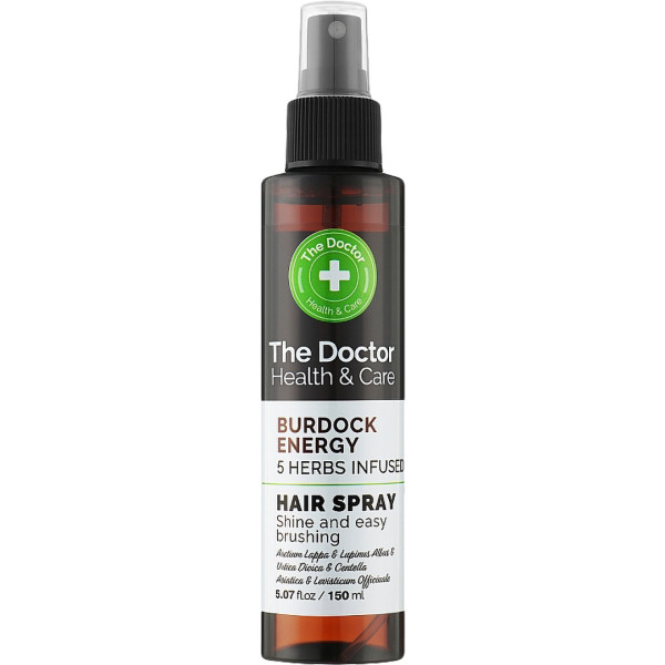 Фото - Спрей для волосся The Doctor Health&Care 150 мл Burdock Energy&5 Herbs (8588006042856) Фото - Спрей для волосся The Doctor Health&Care 150 мл Burdock Energy&5 Herbs (8588006042856)