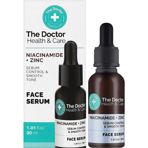 Фото - Сыворотка для лица The Doctor Health&Care 30 мл NIACINAMIDE+ZINC (5901845509374)