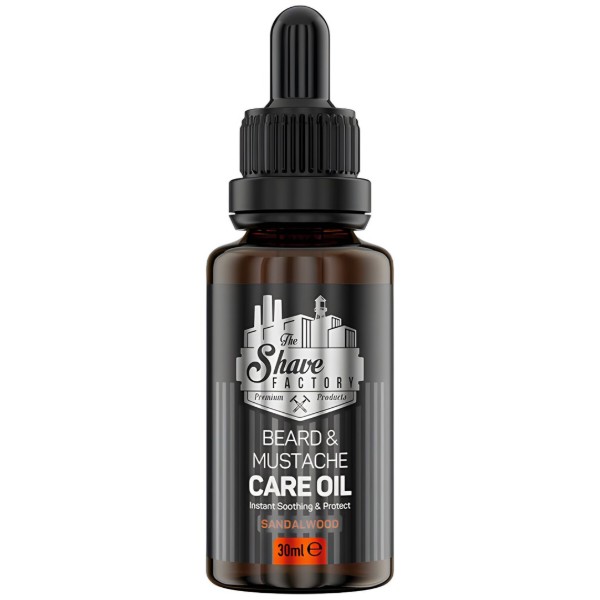 Фото - Масло для бороды The Shave Factory Beard & Moustache Care Oil Sandalwood 30 мл (840302410790)