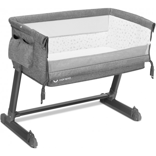 Фото - Кроватка детская прямоугольная Lionelo Theo Grey Stone Natural