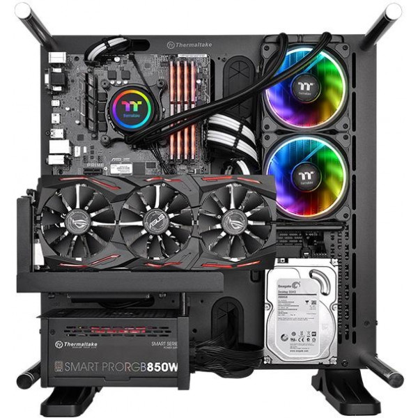 Фото - Водяна система охолодження Thermaltake Floe Riing RGB 240 TT Premium Edition (CL-W157-PL12SW-A)