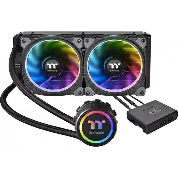 Фото - Водяна система охолодження Thermaltake Floe Riing RGB 240 TT Premium Edition (CL-W157-PL12SW-A) Фото - Водяна система охолодження Thermaltake Floe Riing RGB 240 TT Premium Edition (CL-W157-PL12SW-A)