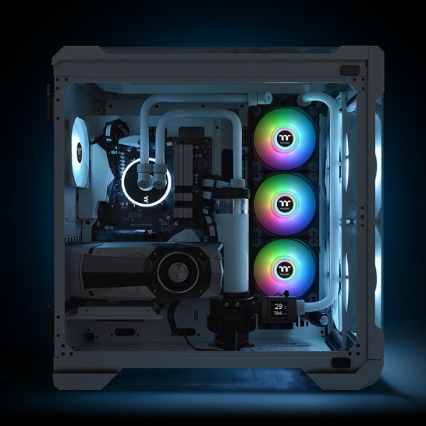 Фото - Корпусний вентилятор Thermaltake Pure Duo 14 (CL-F116-PL14SW-A)