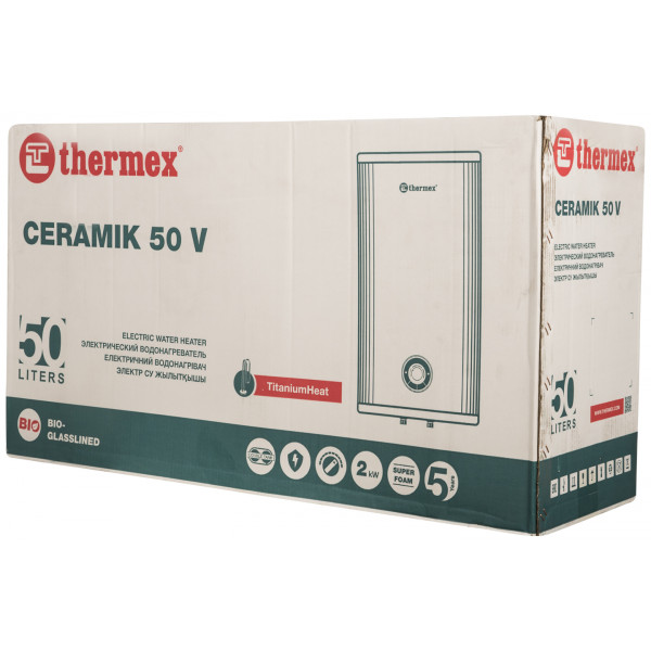 Фото - Водонагреватель Thermex Ceramik 50 V
