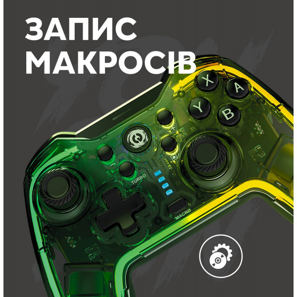 Фото - Геймпад Canyon Brighter GPW-02 Wireless RGB 5in1 Nintendo Crystal (CND-GPW02)