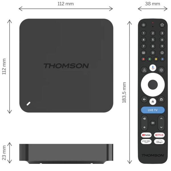 Фото - Стаціонарний медіаплеєр Thomson Streaming Box 4K UHD 245G