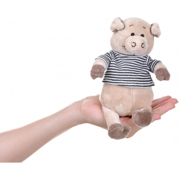 Фото - М'яка іграшка Same Toy Порося в сорочці Чорний 18 см (THT716)