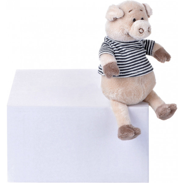 Фото - М'яка іграшка Same Toy Порося в сорочці Чорний 18 см (THT716)