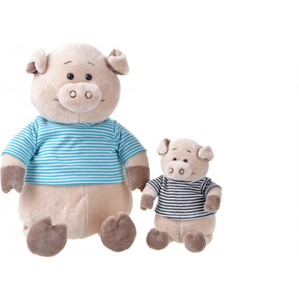 Фото - М'яка іграшка Same Toy Порося в сорочці Чорний 18 см (THT716)