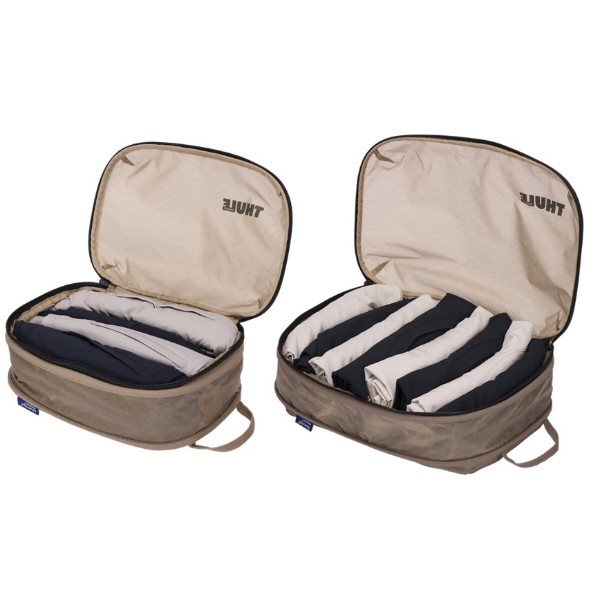 Фото - Сумка дорожная Thule Compression Packing Cube Set TCCS-201 Gentle Beige (3205564)