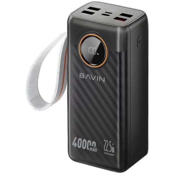 Фото - Батарея мобильная Bavin PC1156S 40000 mAh FAST CHARGING 22.5W Black (Y-PC1156S-BK)