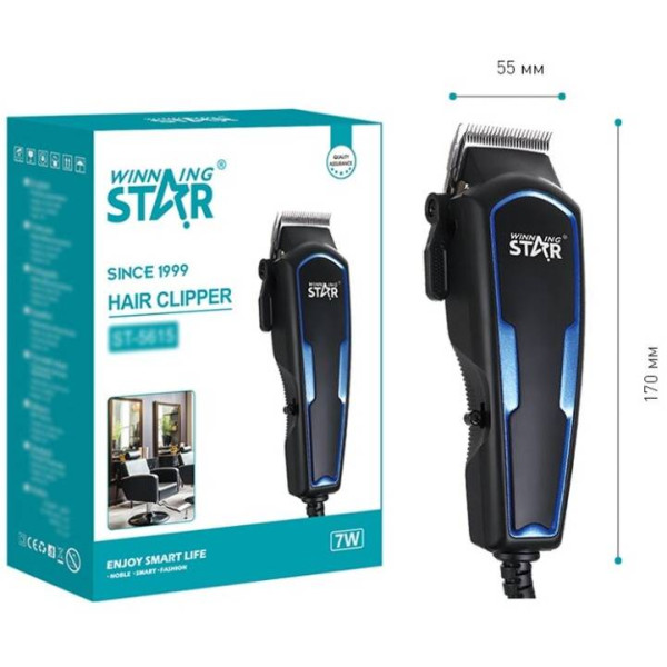 Фото - Машинка для стрижки волос WinningStar Black (WNNGS-ST-5615-BK)